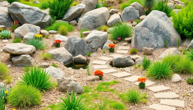 rock garden landscaping ideas